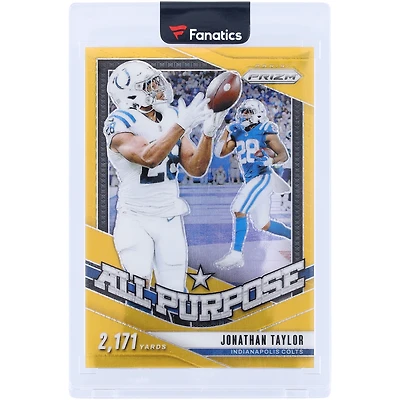 Jonathan Taylor Indianapolis Colts 2024 Panini Prizm All Purpose Gold Prizm #16 #5/10 Card