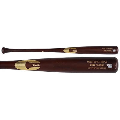 Pete Alonso New York Mets Player-Issued Brown Chandler Bat from the 2025 MLB Season