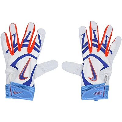 Pete Alonso New York Mets Player-Issued White Nike Batting Gloves from the 2025 MLB Season