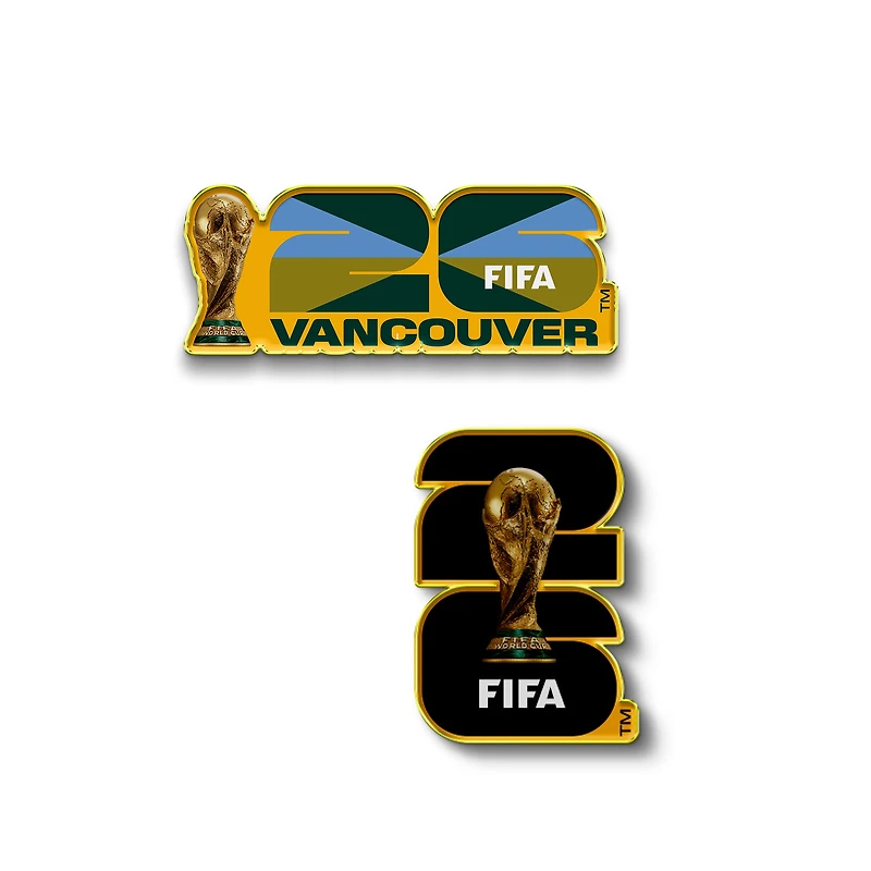 Logo Brands FIFA x World Cup 2026 Vancouver Host City Two-Piece Pin Bundle