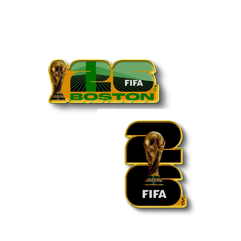 Logo Brands FIFA x World Cup 2026 Boston Host City Two-Piece Pin Bundle