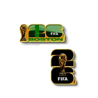 Logo Brands FIFA x World Cup 2026 Boston Host City Two-Piece Pin Bundle