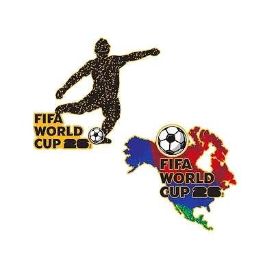 Logo Brands FIFA x World Cup 2026 Two-Piece Pin Bundle