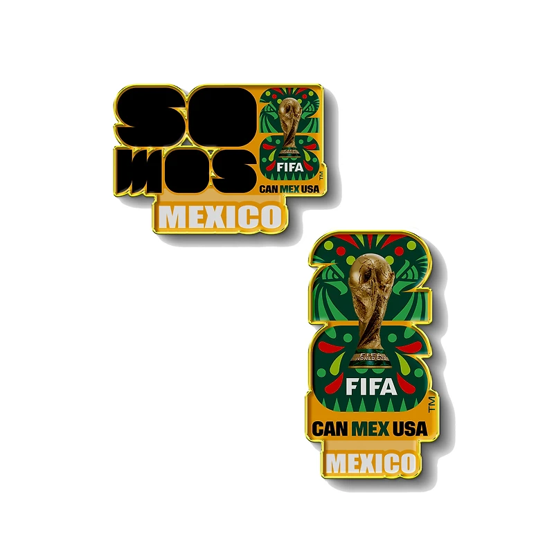 Logo Brands FIFA x World Cup 2026 Mexico Host Country Two-Piece Pin Bundle