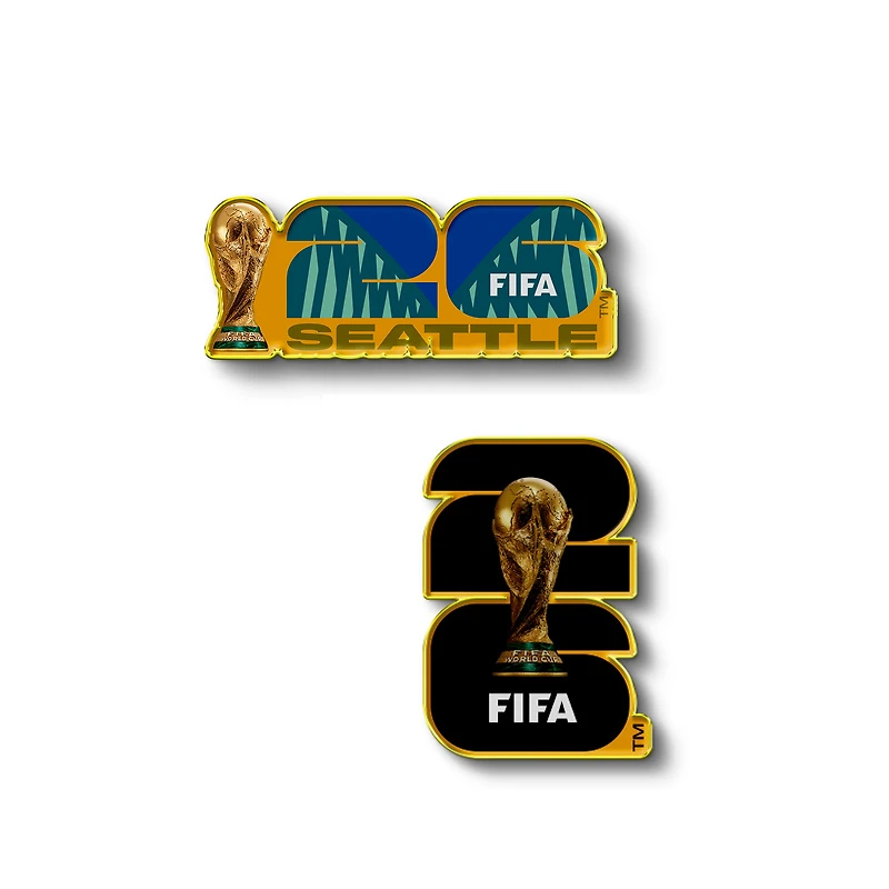 Logo Brands FIFA x World Cup 2026 Seattle Host City Two-Piece Pin Bundle