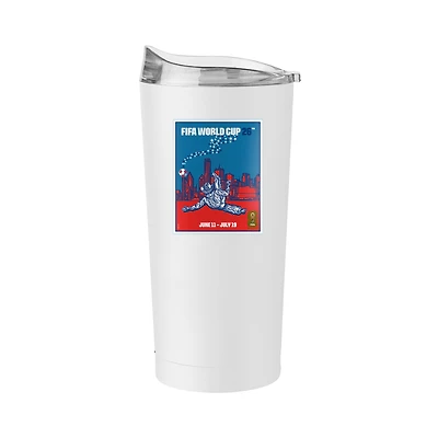FIFA x World Cup 2026 Dallas Host City 20oz. Poster Powder Coat Tumbler