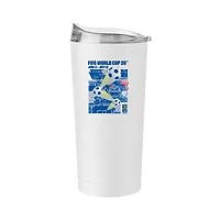 FIFA x World Cup 2026 Philadelphia Host City 20oz. Poster Powder Coat Tumbler