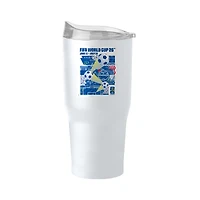 FIFA x World Cup 2026 Philadelphia Host City Poster 30oz. Powder Coat Tumbler