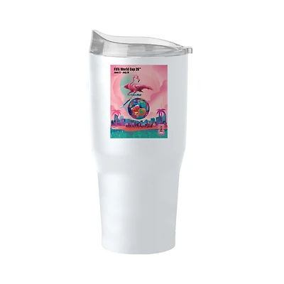 FIFA x World Cup 2026 Miami Host City Poster 30oz. Powder Coat Tumbler