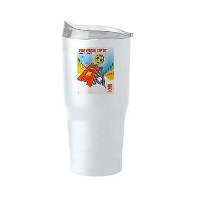 FIFA x World Cup 2026 San Francisco Host City Poster 30oz. Powder Coat Tumbler