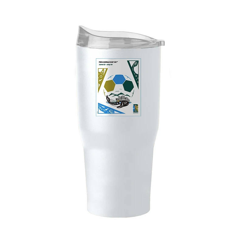 FIFA x World Cup 2026 Vancouver Host City Poster 30oz. Powder Coat Tumbler