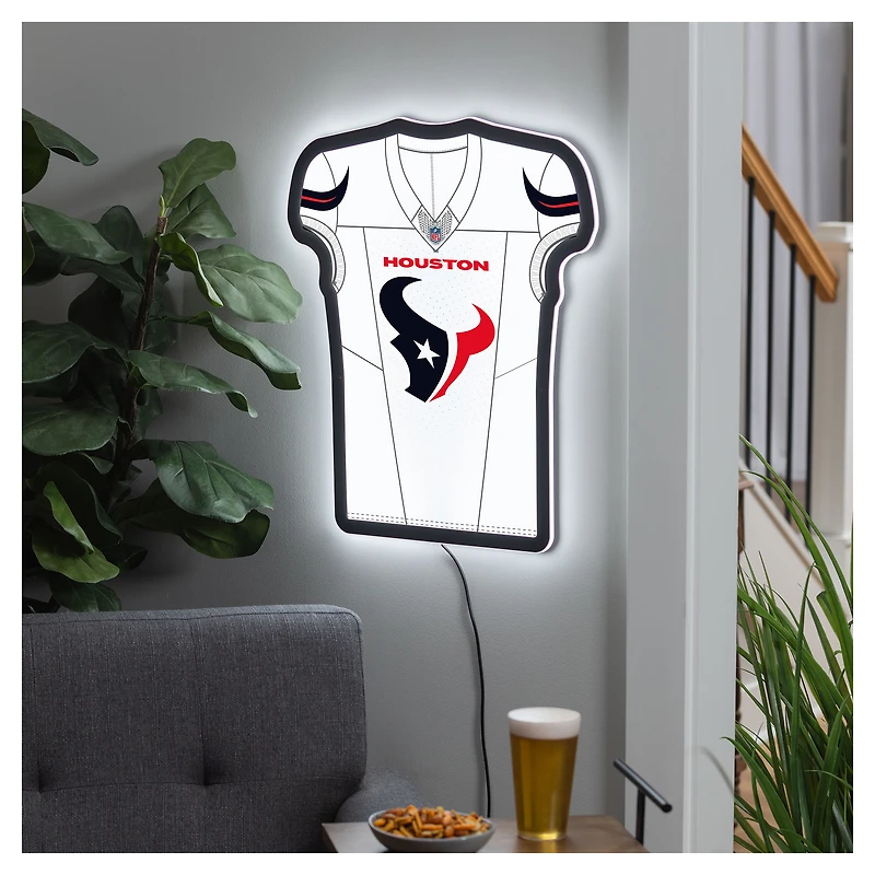 Houston Texans 23" LED Jersey Lighted Wall Sign