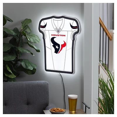 Houston Texans 23" LED Jersey Lighted Wall Sign