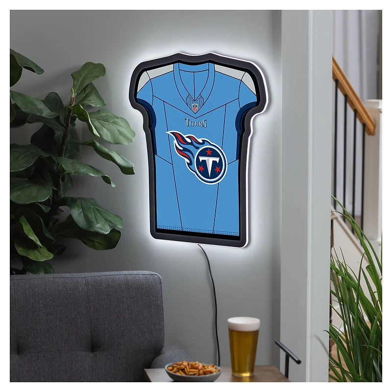 Tennessee Titans 23" LED Jersey Lighted Wall Sign