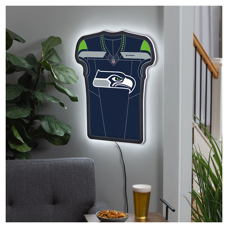 Seattle Seahawks 23" LED Jersey Lighted Wall Sign