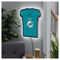 Miami Dolphins 23" LED Jersey Lighted Wall Sign