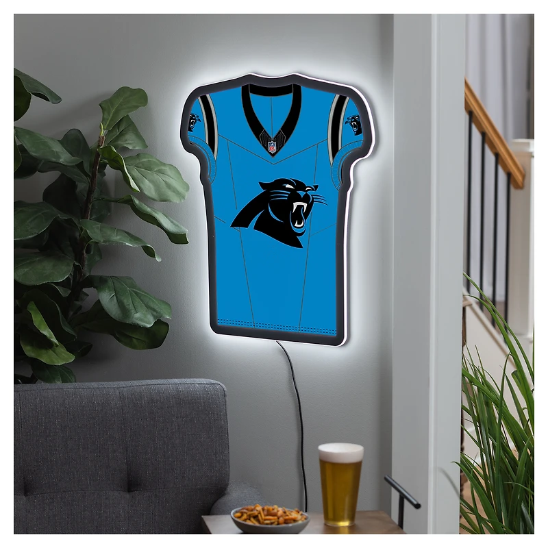 Carolina Panthers 23" LED Jersey Lighted Wall Sign
