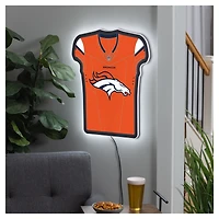 Denver Broncos 23" LED Jersey Lighted Wall Sign
