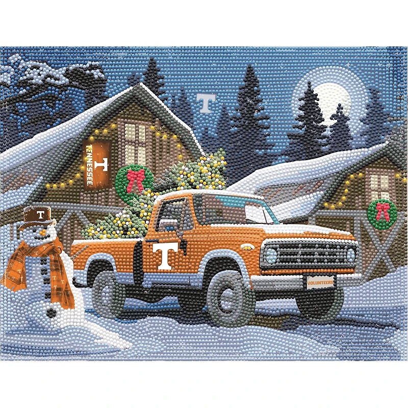 Tennessee Volunteers Winter Truck Diamond Art Holiday Craft Kit