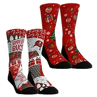 Youth Rock Em Socks Tampa Bay Buccaneers Holiday Remix Crew Socks Two-Pack
