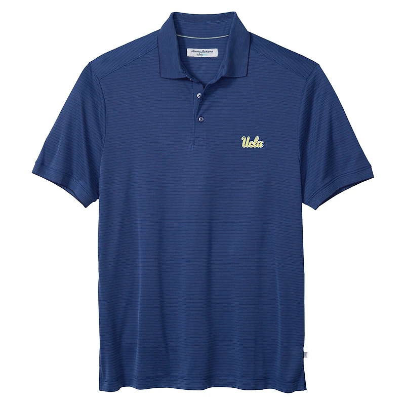 Men's Tommy Bahama Light Blue UCLA Bruins IslandZone Bay Stripe Polo