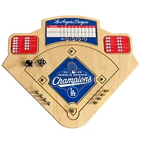 Los Angeles Dodgers 2025 World Series Champions Handcrafted Wood Baseball Game