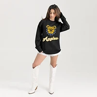 Women's Gameday Couture Black North Carolina A&T Aggies Oversized Honor Roll Long Sleeve T-Shirt