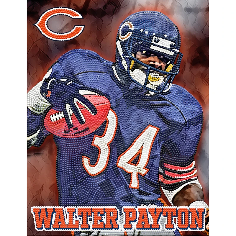 Walter Payton Chicago Bears Diamond Painting Craft Kit