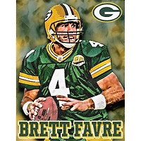 Brett Favre Green Bay Packers Diamond Painting Craft Kit