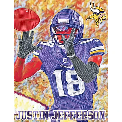 Justin Jefferson Minnesota Vikings Diamond Painting Craft Kit