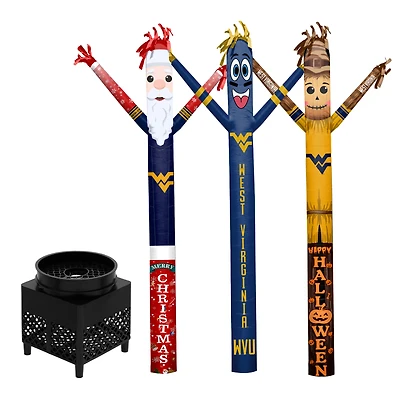 West Virginia Mountaineers Inflatable Crazy Sports Fan Bundle Set