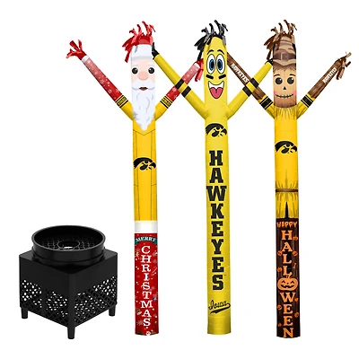 Iowa Hawkeyes Inflatable Crazy Sports Fan Bundle Set