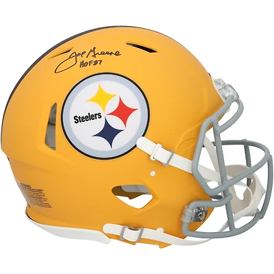 Joe Greene Pittsburgh Steelers Autographed Riddell 2025 Alternate Speed Authentic Helmet with "HOF 87" Inscription
