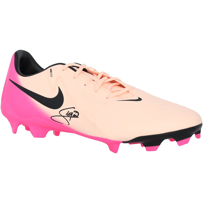 Sergio Busquets Inter Miami CF Autographed Nike Pink Phantom GX2 Academy FG/MG Soccer Cleat
