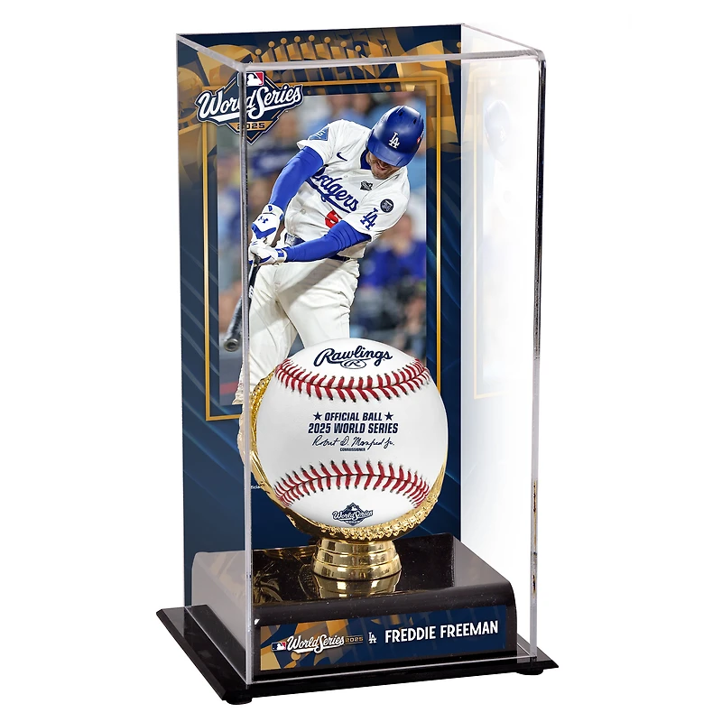 Freddie Freeman Los Angeles Dodgers 2025 World Series Champions Sublimated Display Case with Image