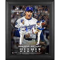 Shohei Ohtani Los Angeles Dodgers Framed 13" x 16" 2025 NLCS Game 4 Performance Collage