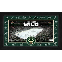 Highland Mint Minnesota Wild 2025 Signature Rink Framed Art
