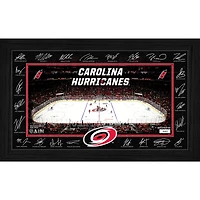 Highland Mint Carolina Hurricanes 2025 Signature Rink Framed Art