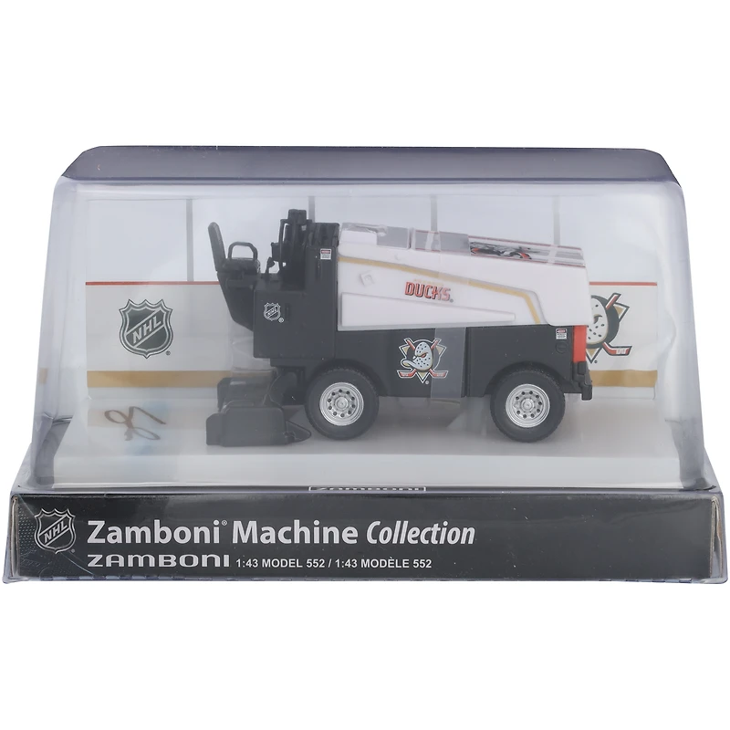 Cutter Gauthier Anaheim Ducks Autographed 1:43 Scale Die-Cast Zamboni