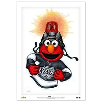 Los Angeles Kings Elmo 14" x 20" Sesame Street Limited Edition Fine Art Print