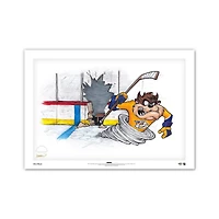 Nashville Predators Tasmanian Devil 14" x 20" Looney Tunes Limited Edition Fine Art Print
