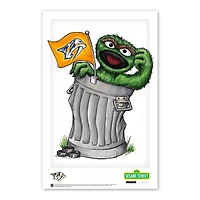 Nashville Predators Oscar the Grouch 11" x 17" Sesame Street Poster Print