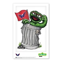 Washington Capitals Oscar the Grouch 11" x 17" Sesame Street Poster Print
