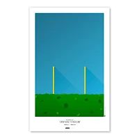 Georgia Bulldogs Sanford Stadium 11" x 17" Minimalist Poster Print