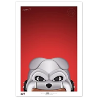Georgia Bulldogs 14" x 20" Mascot Limited Edition Fine Art Print