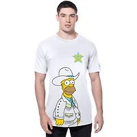 Men's New Era  White Houston Astros MLB x Simpsons Local T-Shirt