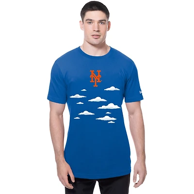Men's New Era  Royal New York Mets MLB x Simpsons 2026 Collab Clouds T-Shirt