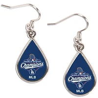 WinCraft  Los Angeles Dodgers 2025 World Series Champions Tear Drop Earrings