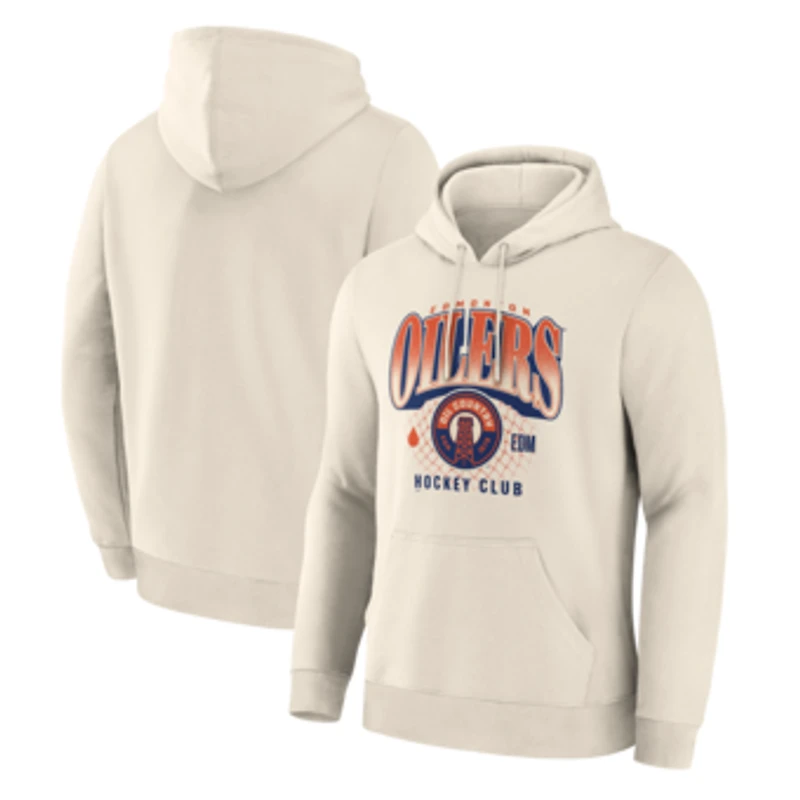 Men's Cream Edmonton Oilers Alternate Legacy Hoodie