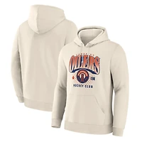 Men's  Cream Edmonton Oilers Alternate Legacy Hoodie
